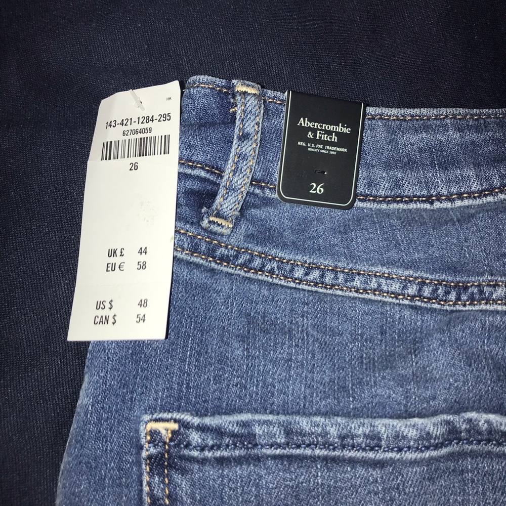 Abercrombie New with tags jean Skirt size 0, 2, 26 - Picture 5 of 6